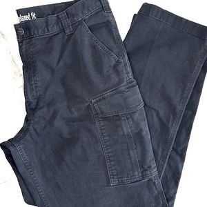 Carhartt Cargo Pants 40x34 Relaxed Fit Navy